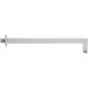 Wandanschluss aus Metall mit einem geraden L-Arm, zwei Anschlussgewinden. Produkt von Ideal Standard, geeignet für die Verbindung von Rohrleitungen.